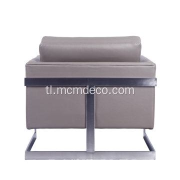 Modern Milo Baughman Leather Lounge Chair 1968